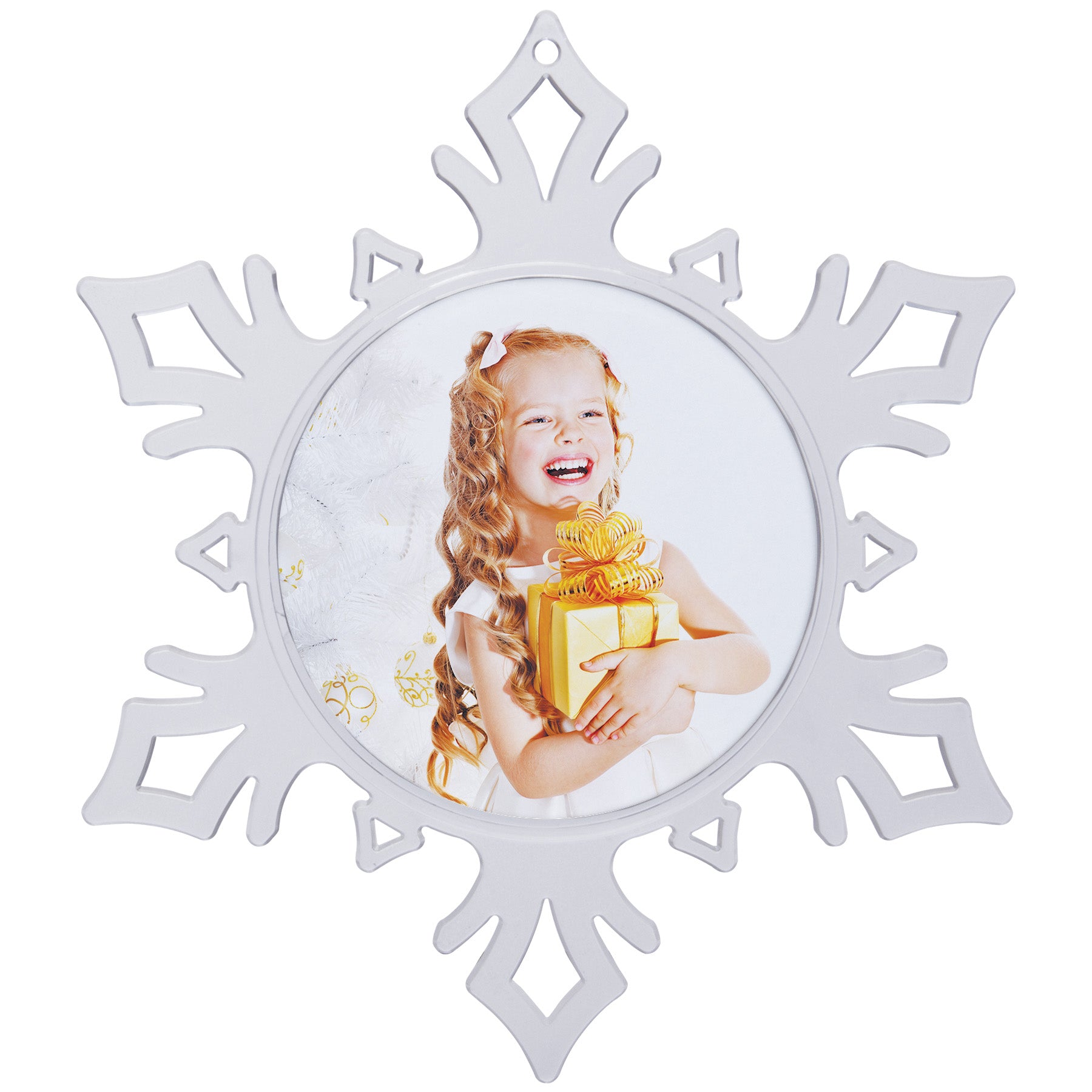 Snowflake Photo Ornament