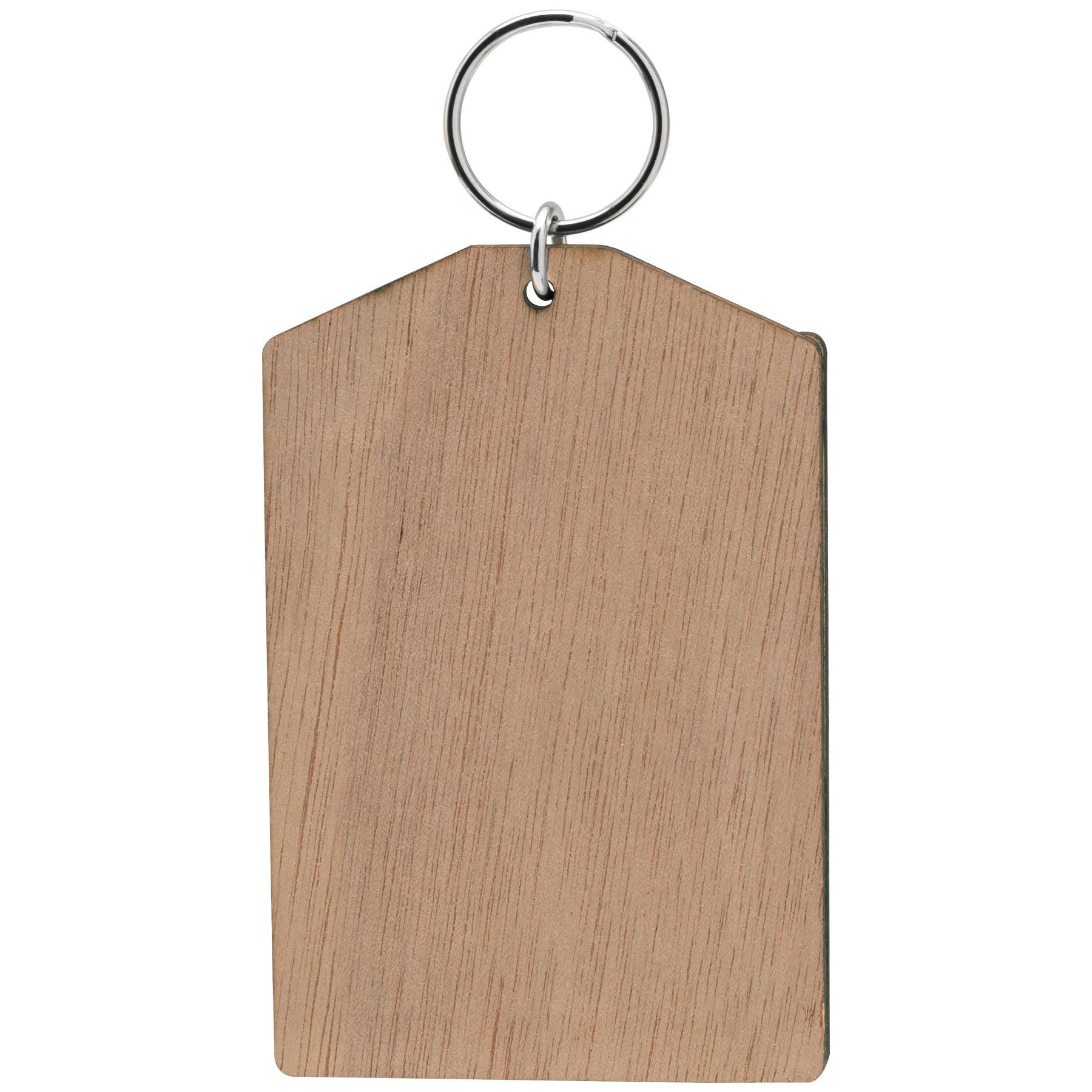 Wood Photo Snap-In Keychain