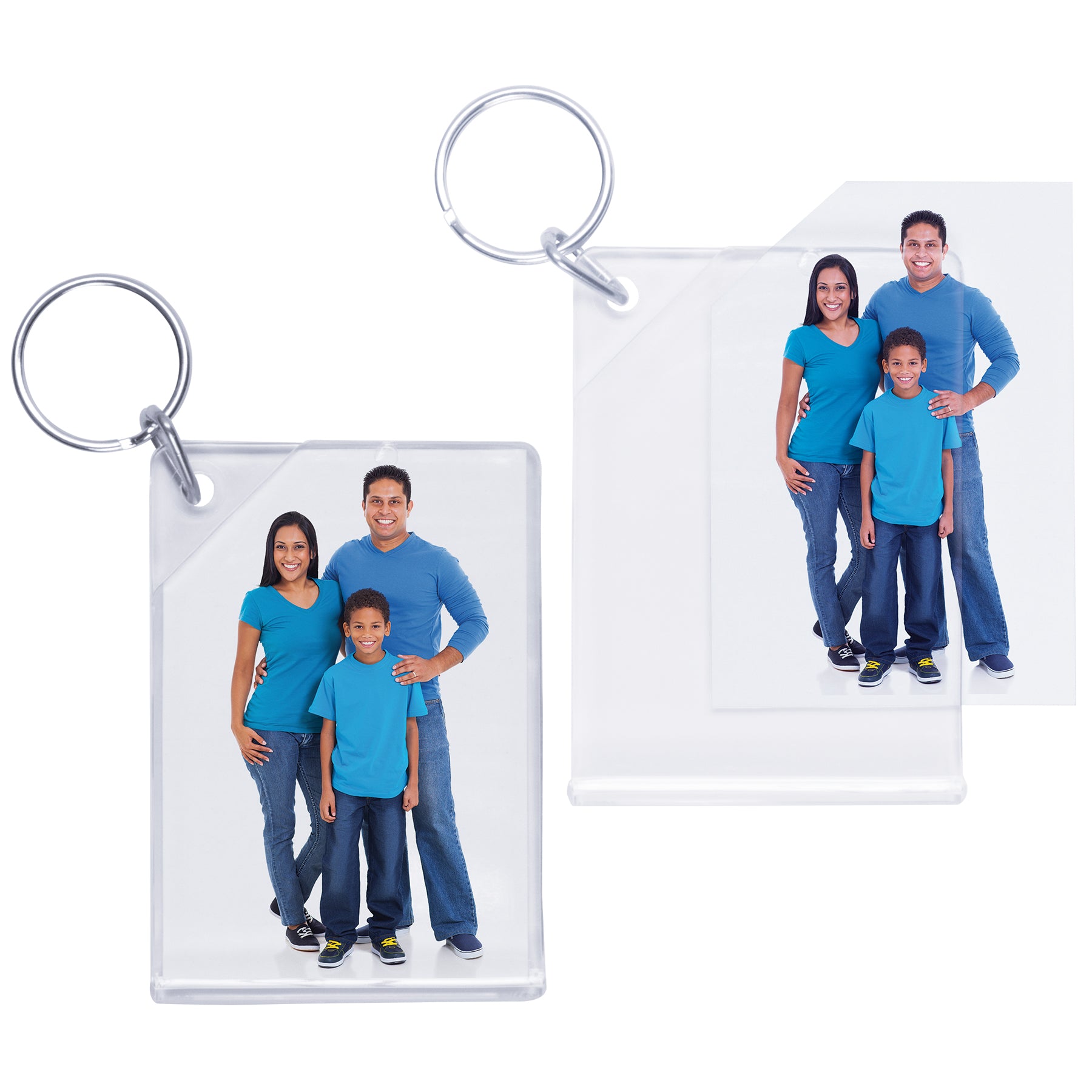 Standard Slip-in Photo Keychains