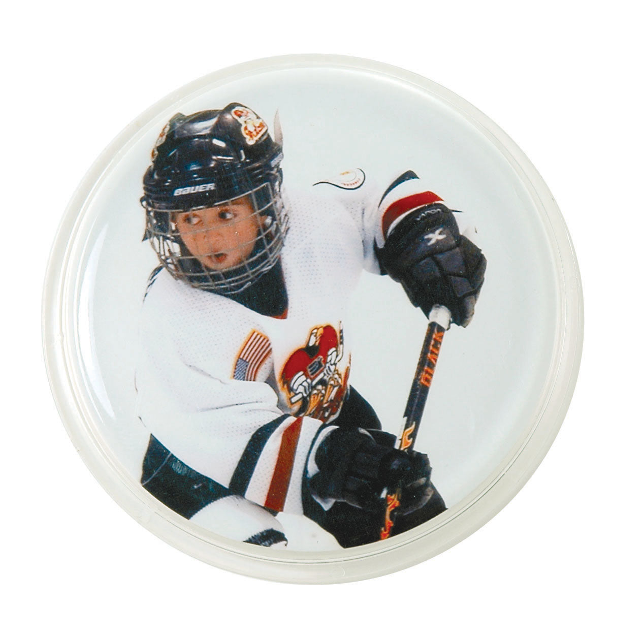 Snap-in Pin Back Photo Buttons