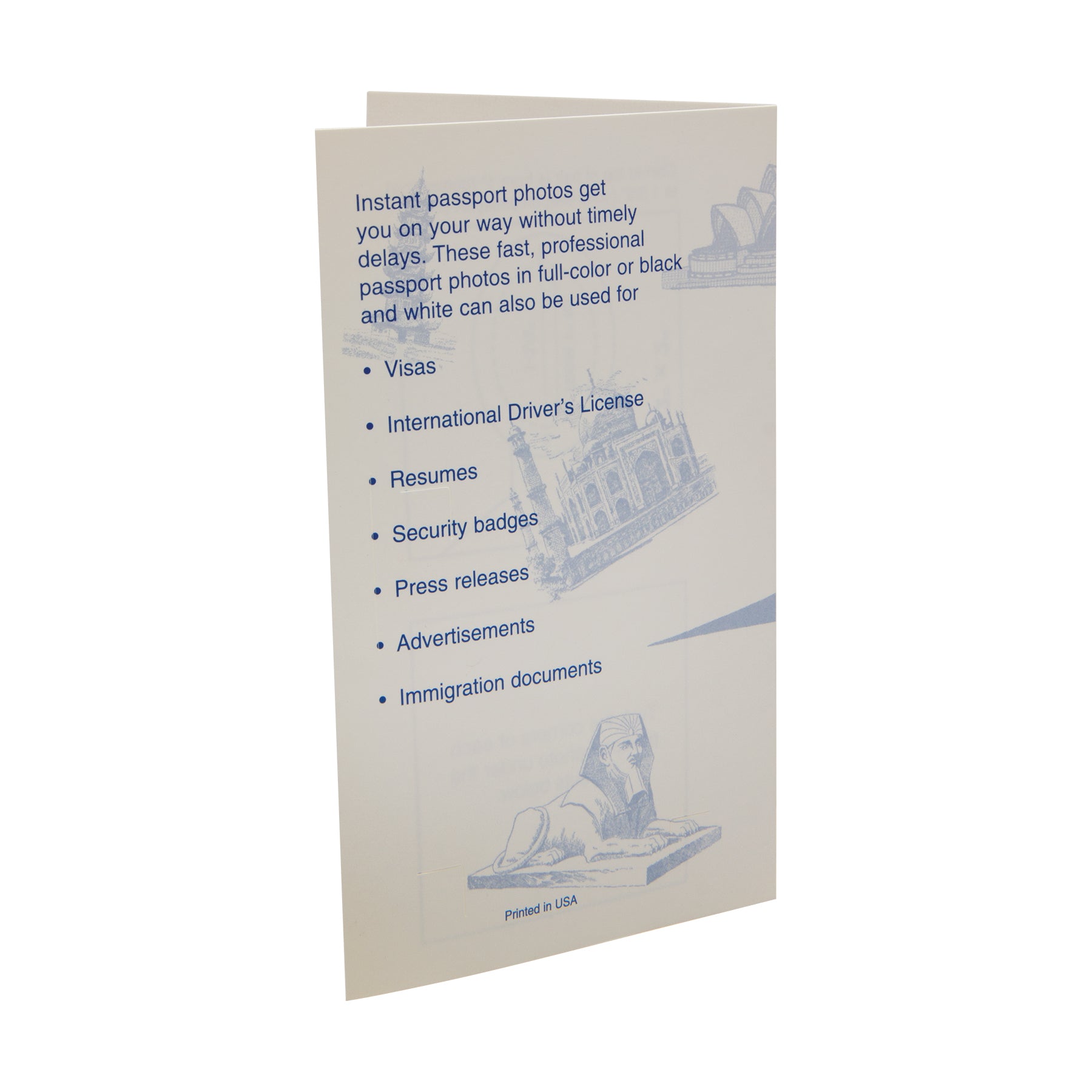 Passport Photo Folders