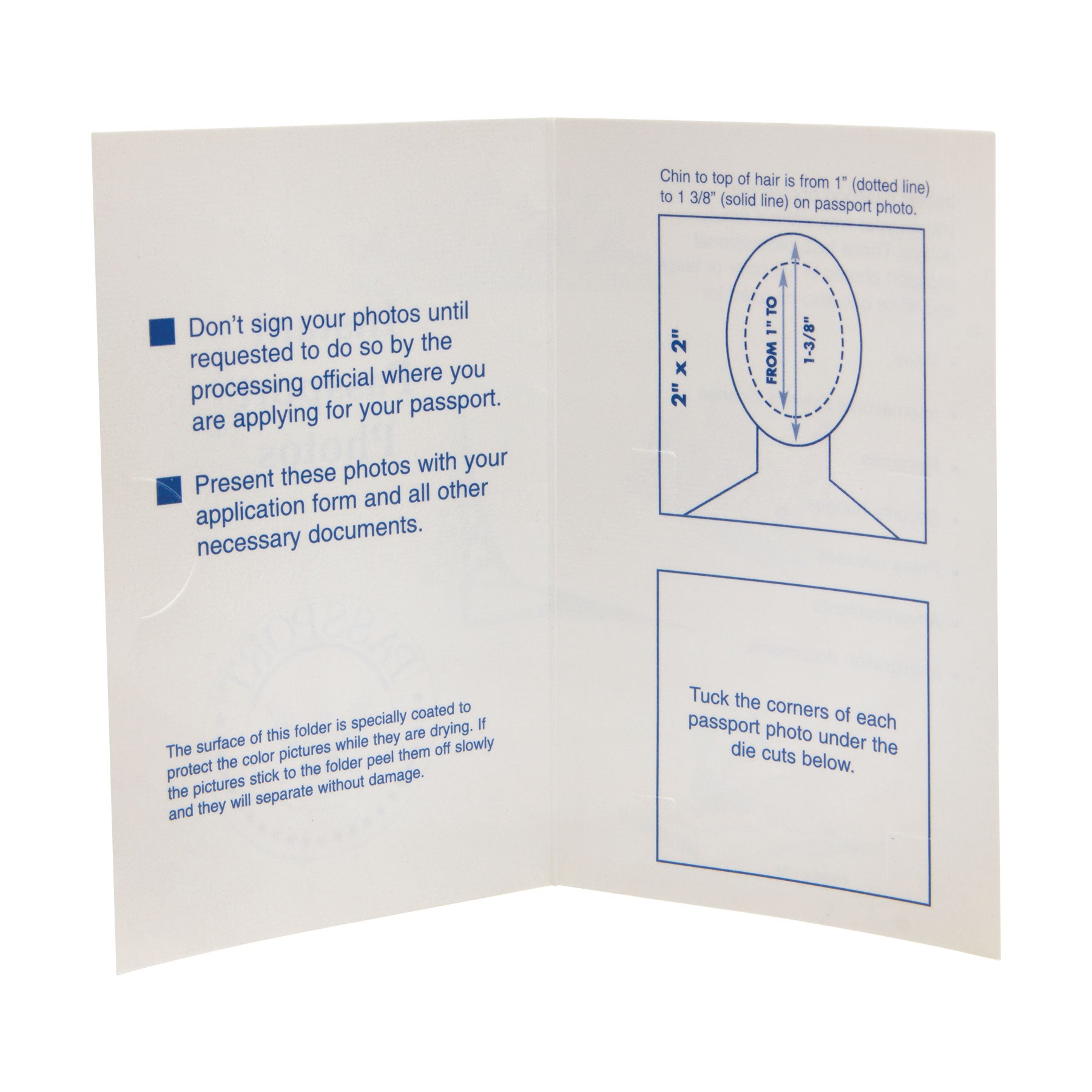 Passport Photo Folders
