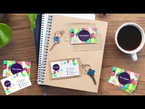 How to assemble the Snapins business card keychains. Easy DIY for professionals.