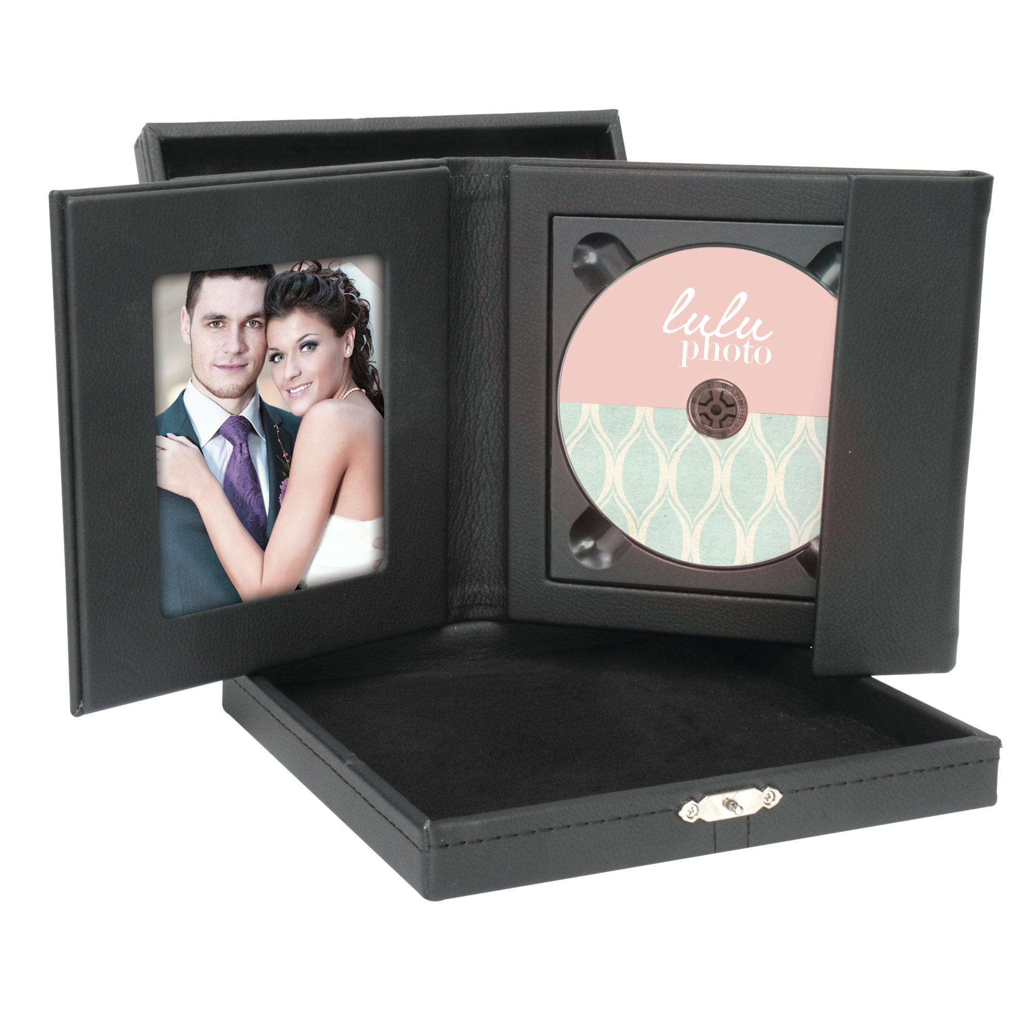 Supreme CD/DVD Folio con caja de polipiel