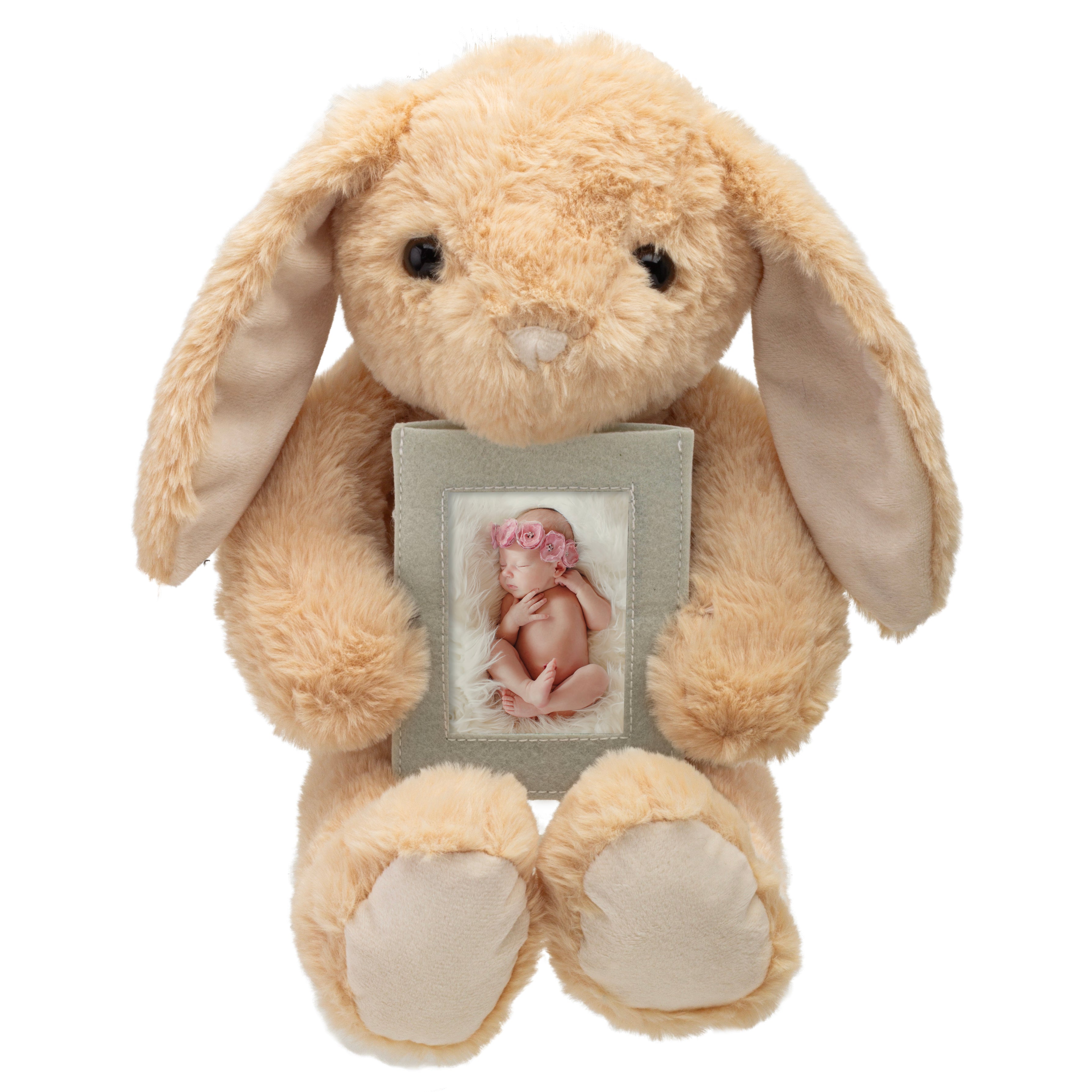 Bunny Rabbit Plush with Picture Frame