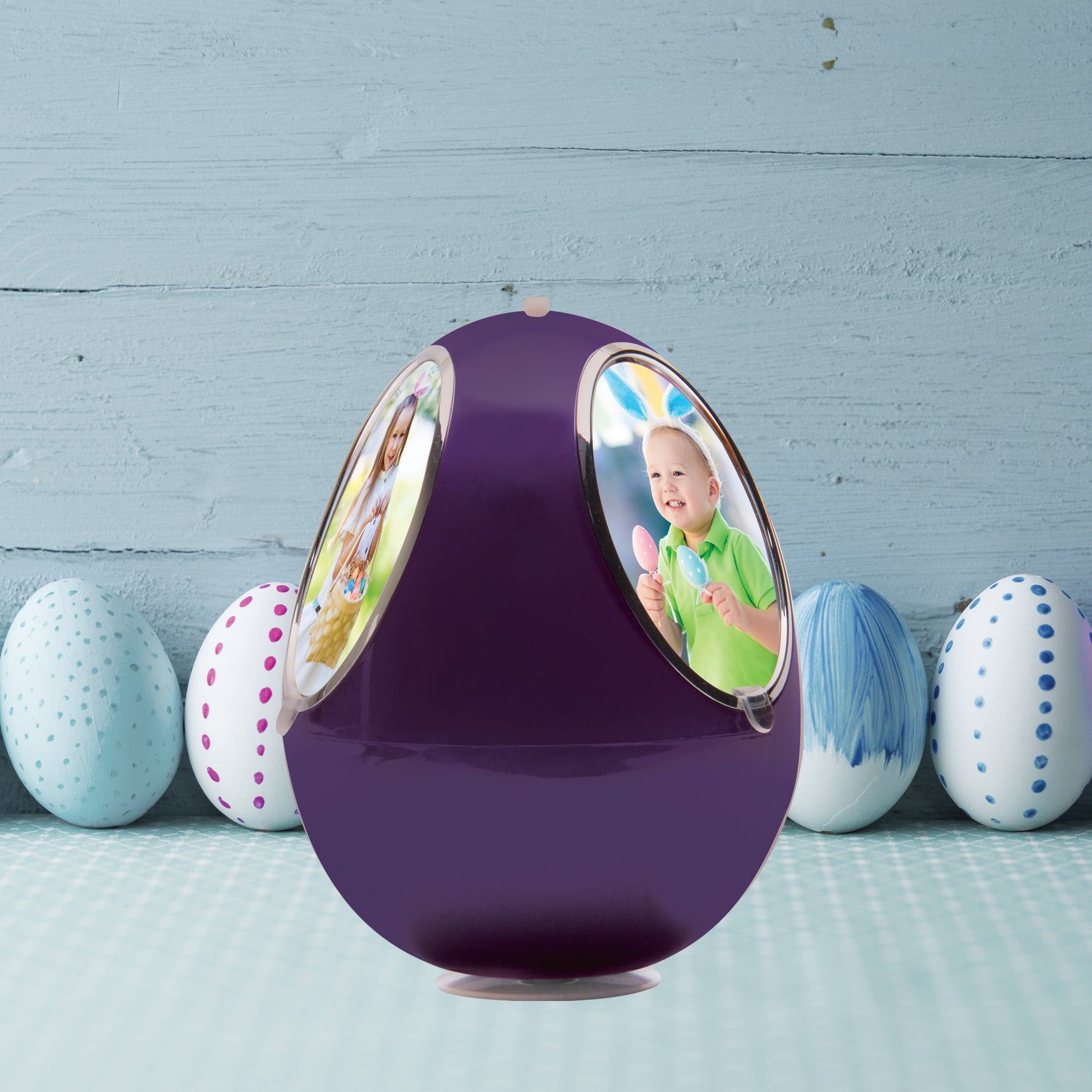 Spinning Easter Egg Photo Frame