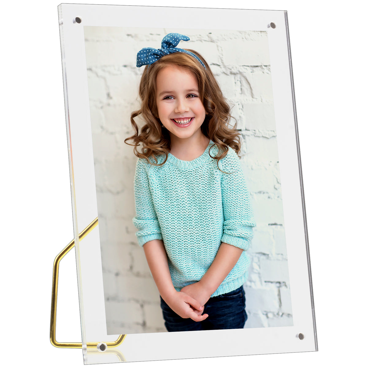 Acrylic Picture Frame w/ Metal Easel Back — Neil Enterprises Inc.