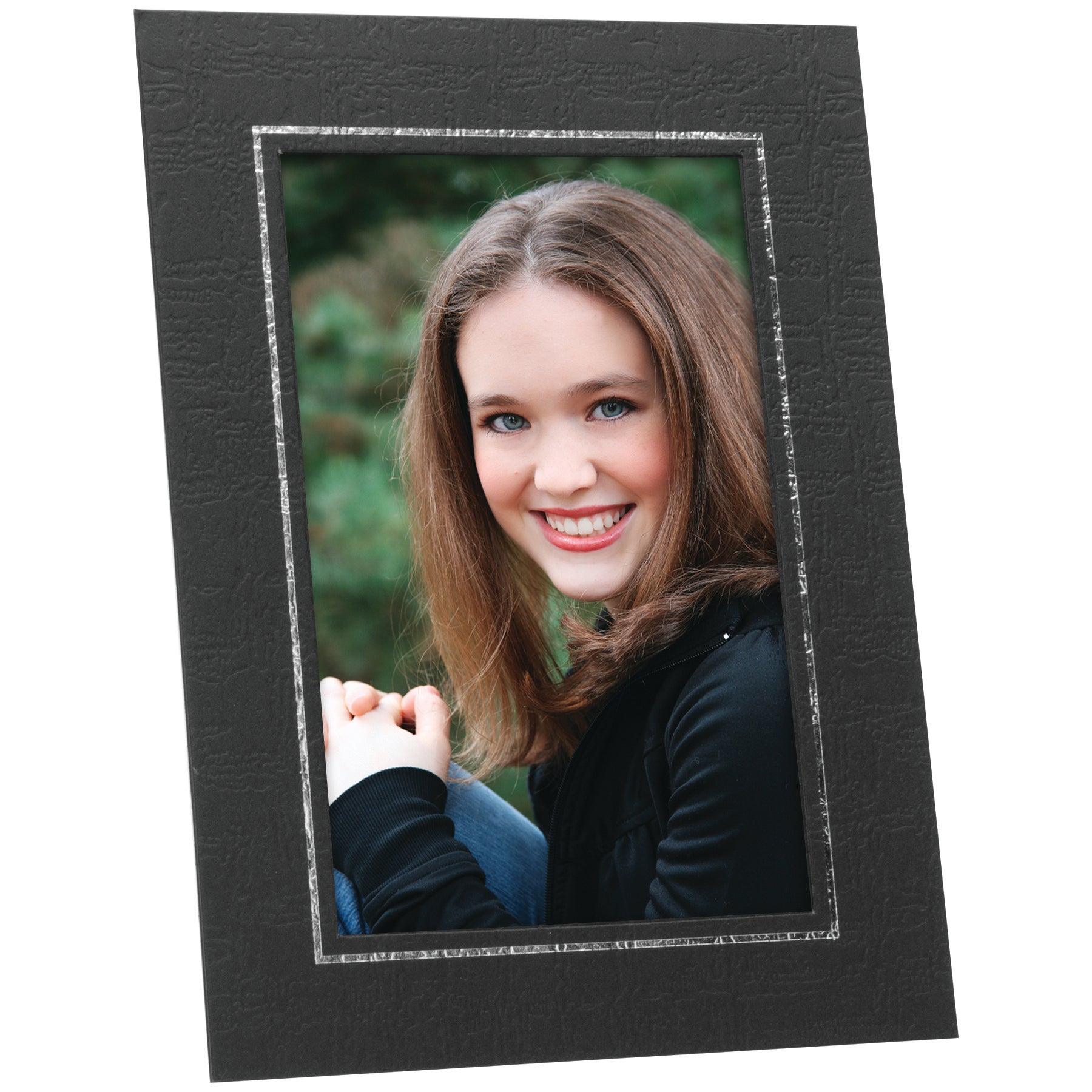 50 Pack Black Paper Picture Frames 4x6, Cardboard Photo Easels For