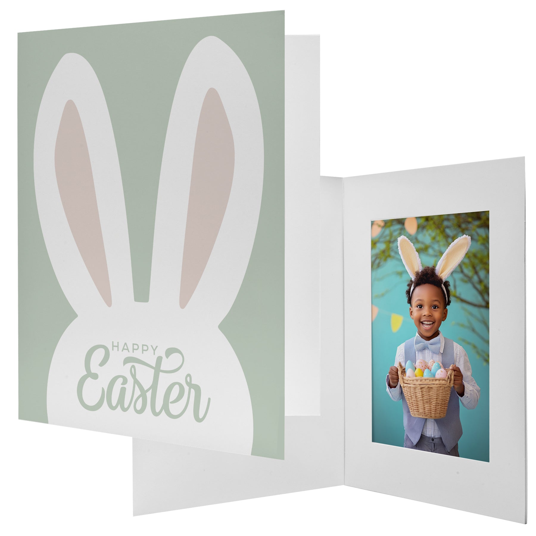 Bunny Ears Easter Photo Mounts