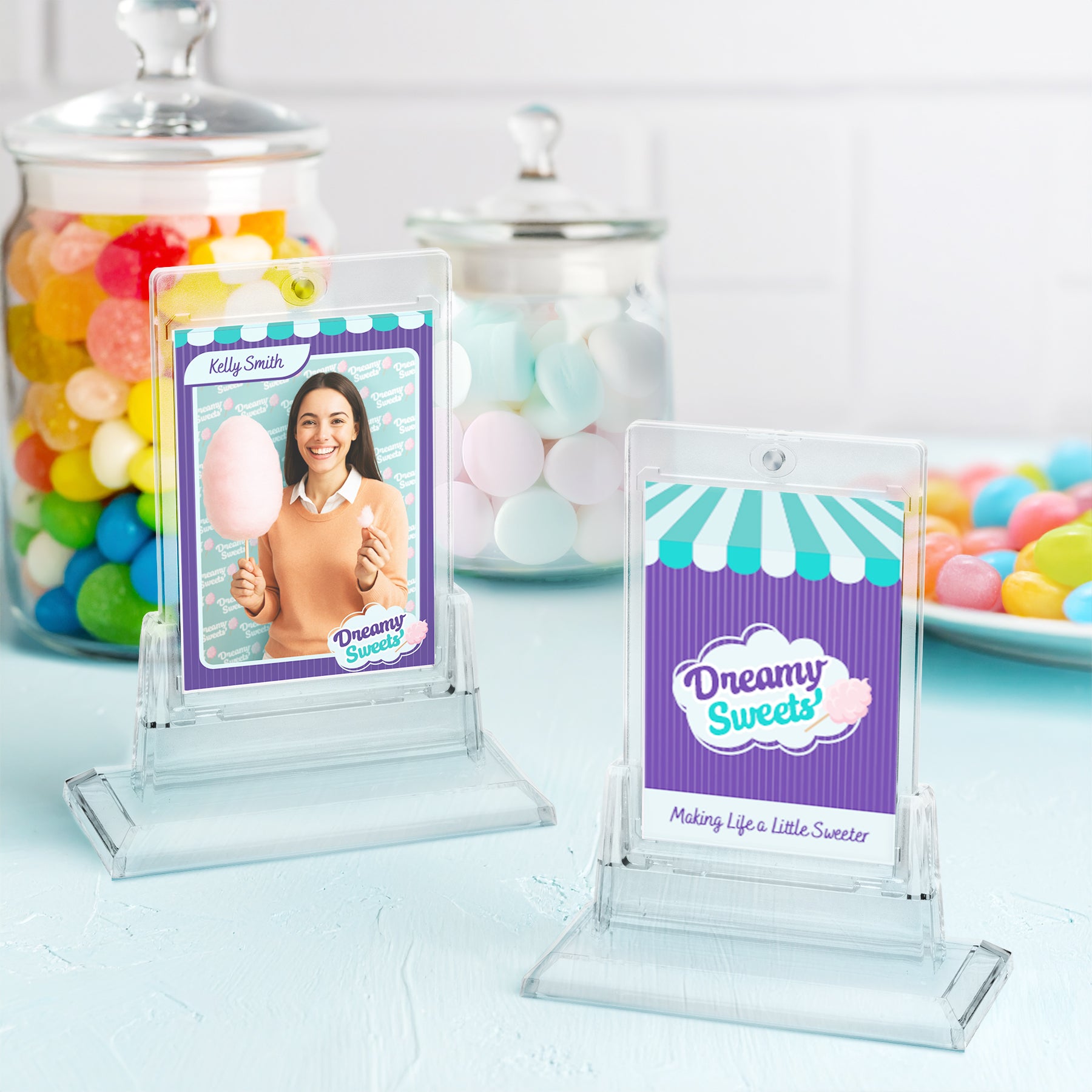 Trading Card Holder and Stand