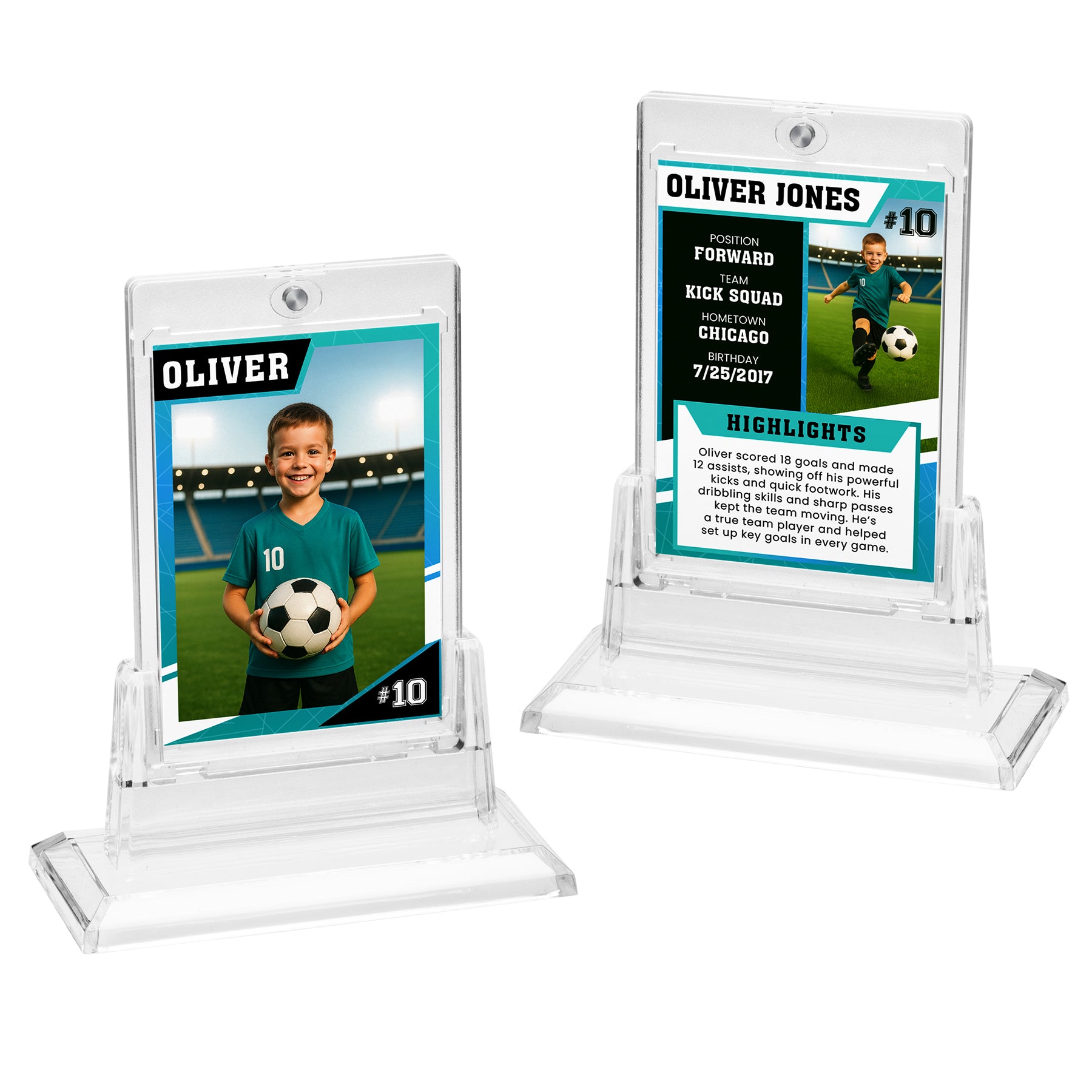 Trading Card Holder and Stand