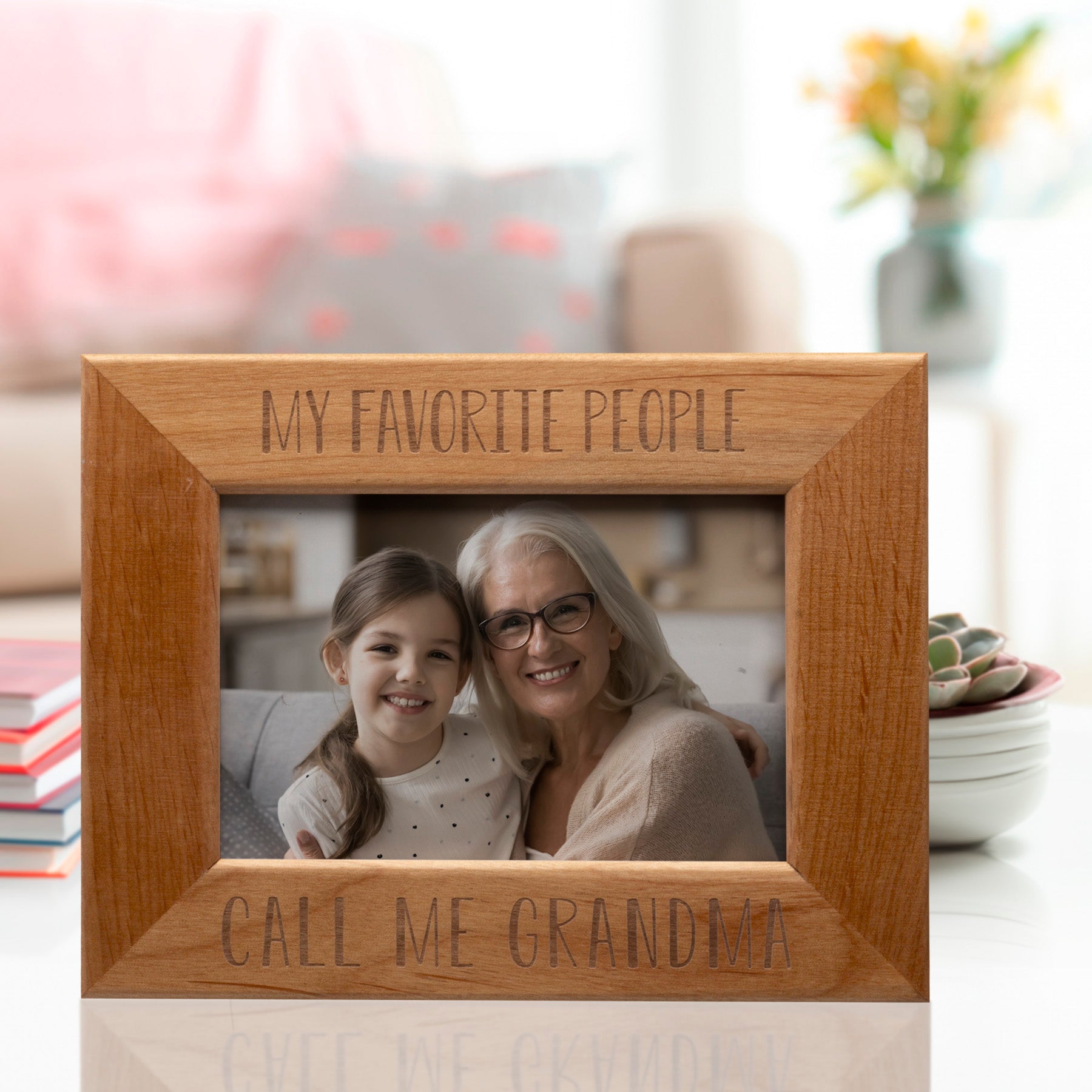 My Favorite People Call Me... Alder Wood Picture Frame