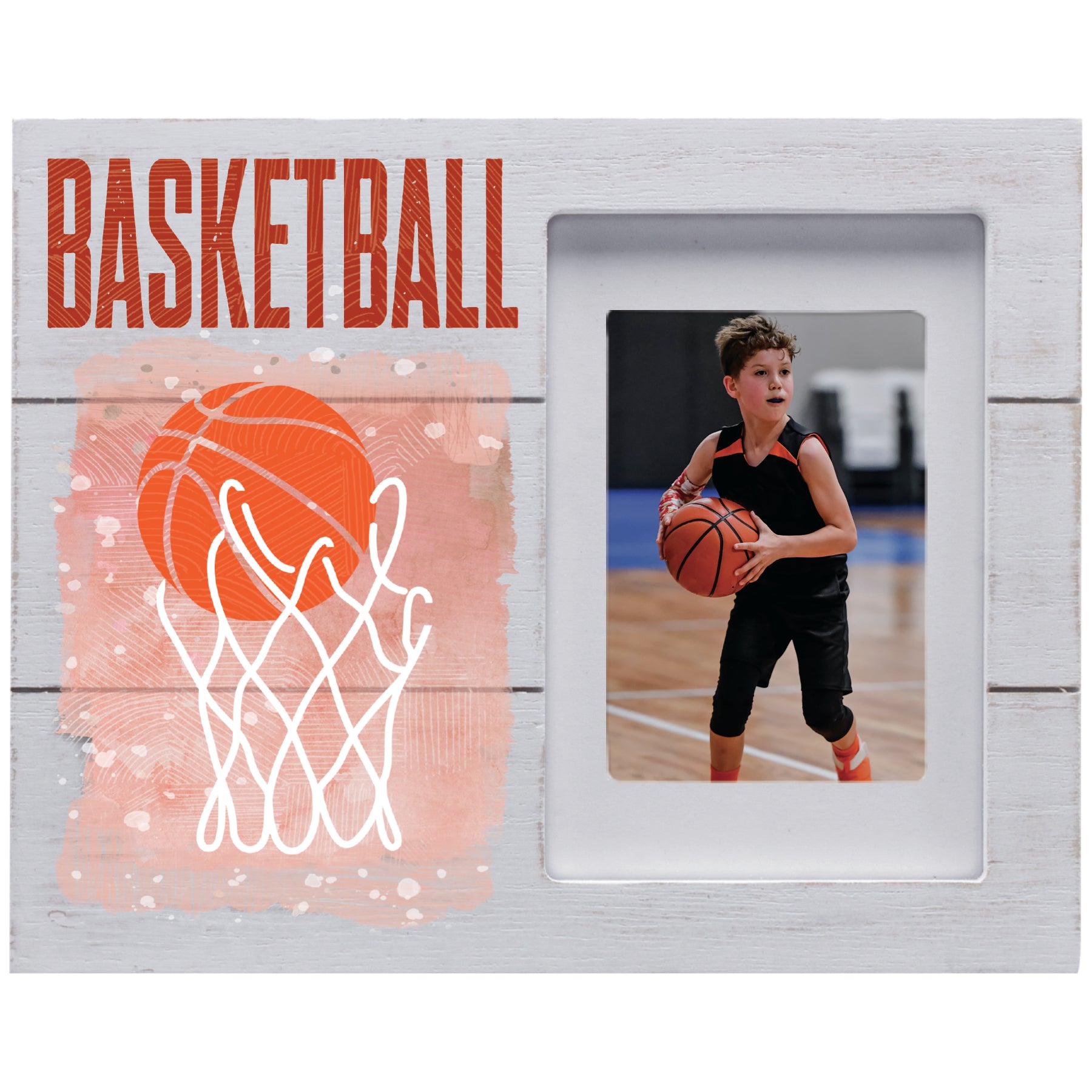 Distressed Wood Sports Picture Frames