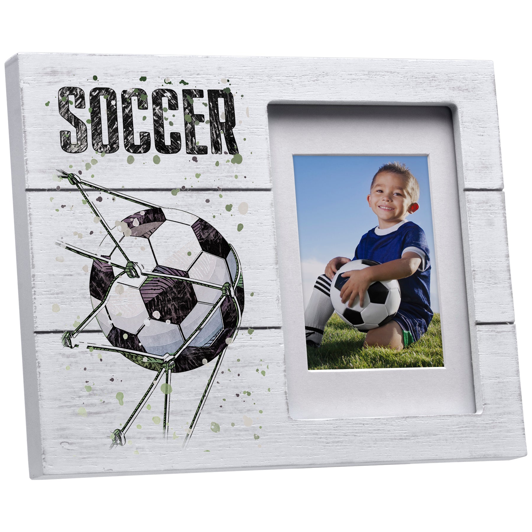 Distressed Wood Sports Picture Frames