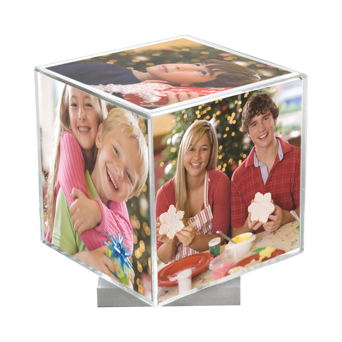 Spinning Photo Cubes