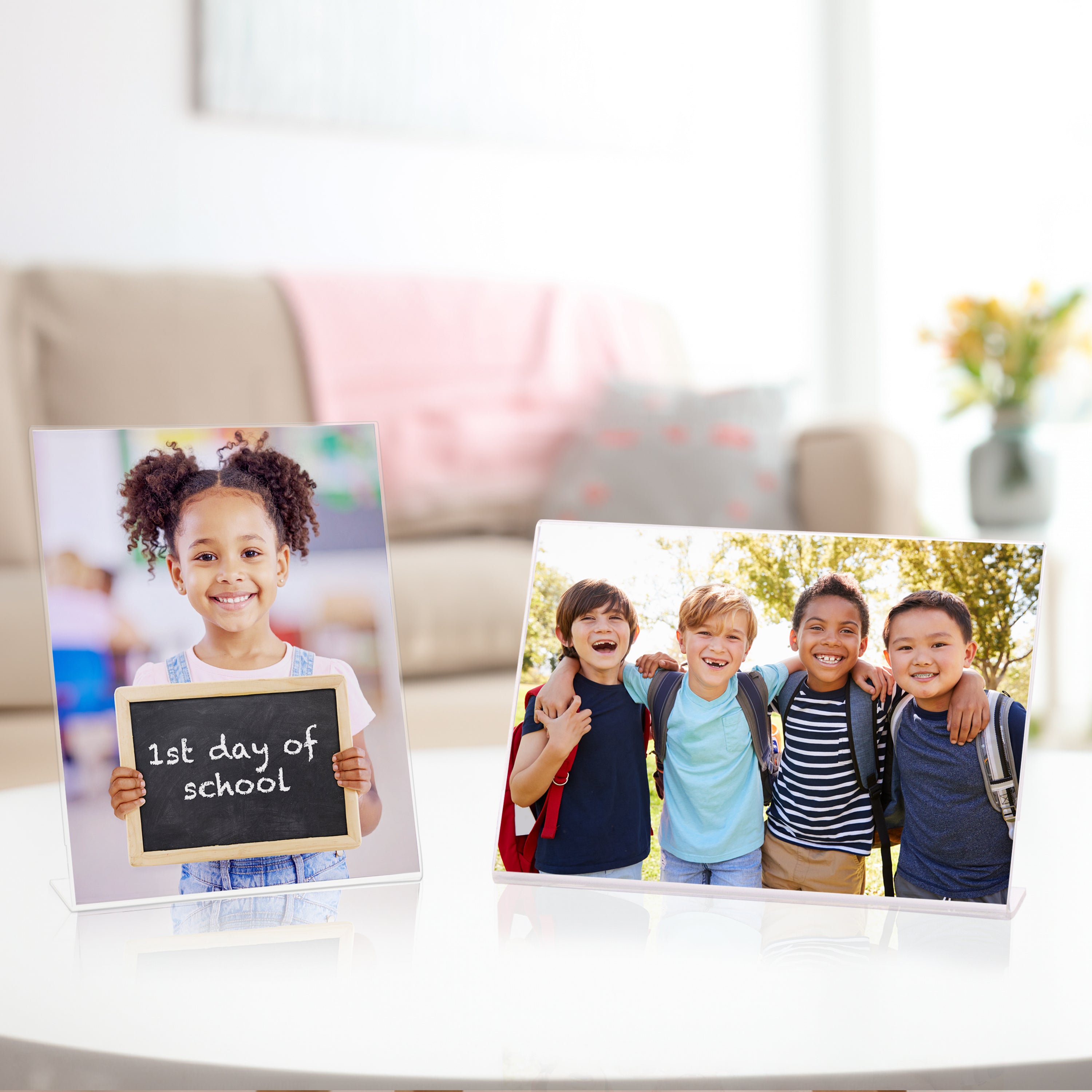 Bent Easel Picture Frames