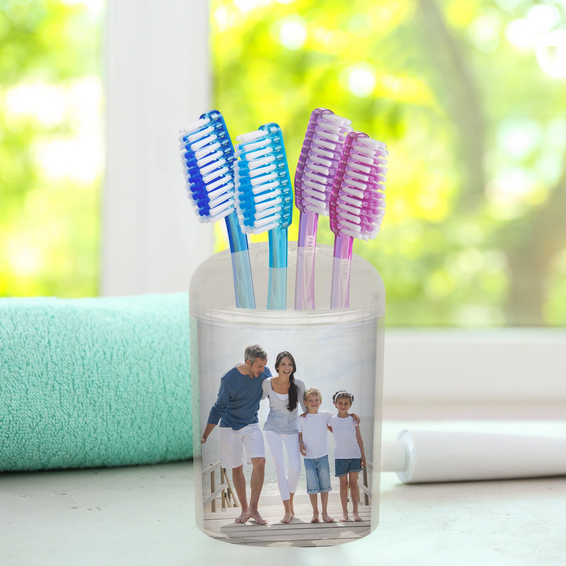 Crea tu propio soporte para cepillos de dientes