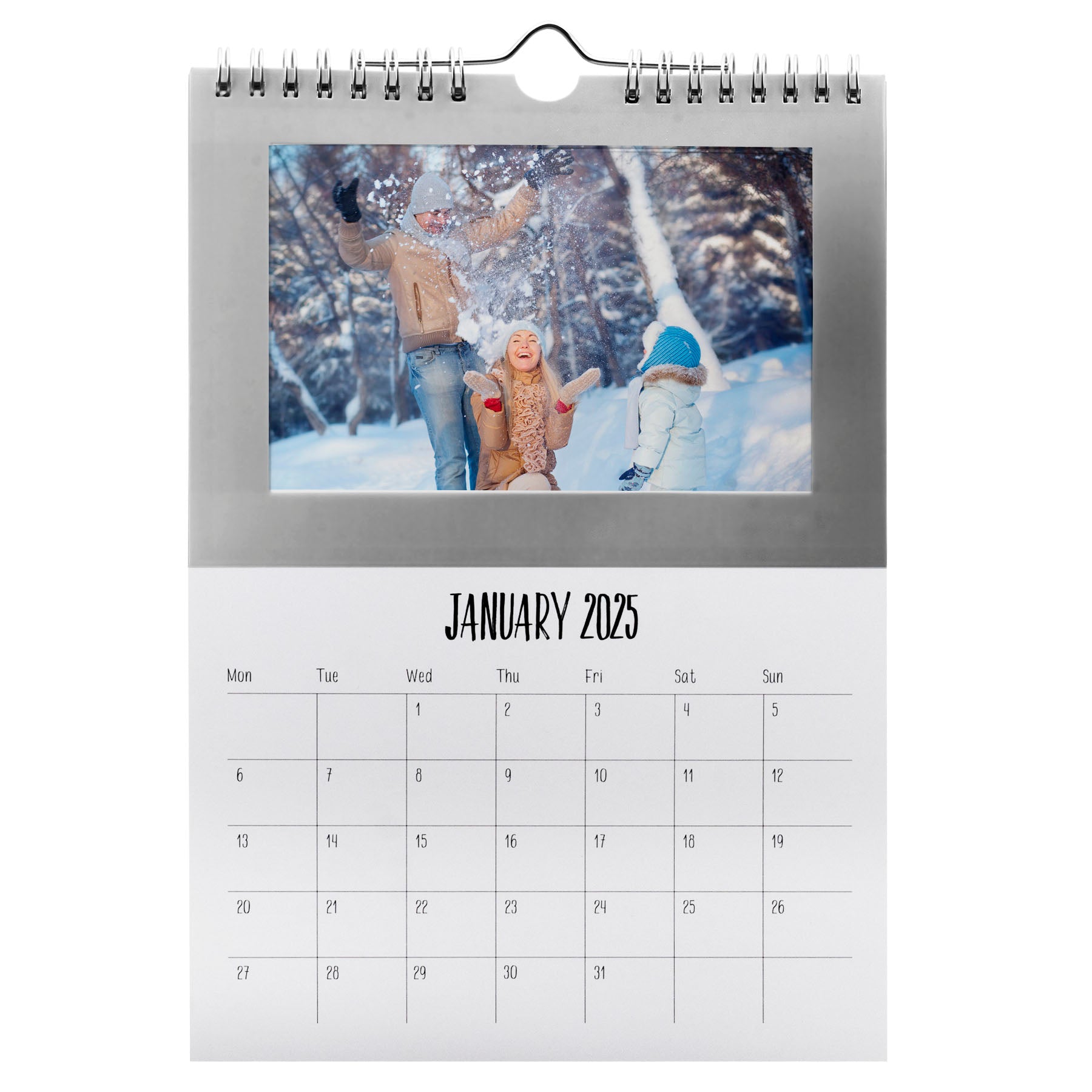 2025 Monthly Hanging Calendar