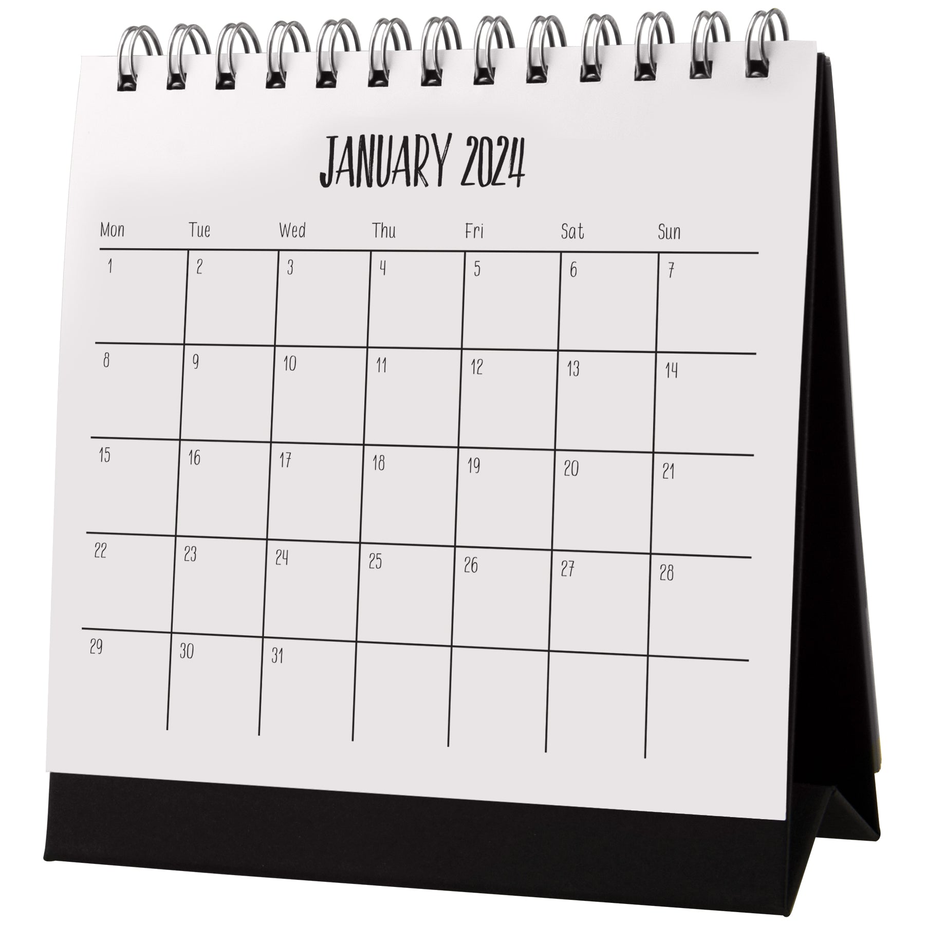 Calendario de escritorio mensual 2024