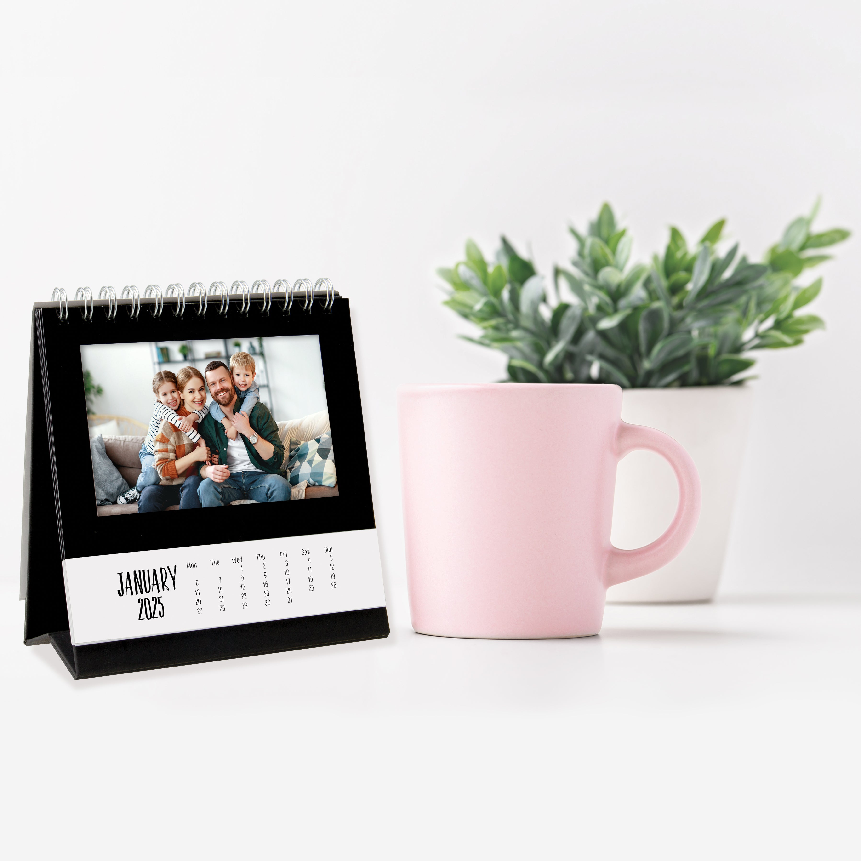 2025 Monthly Desk Calendar