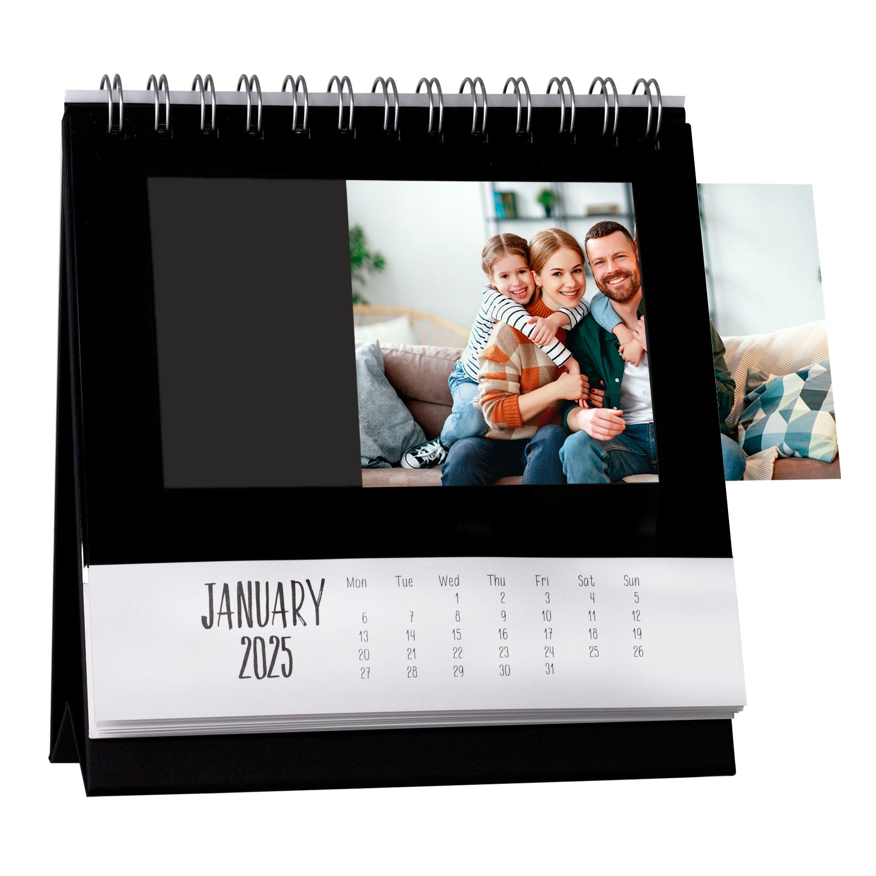 2025 Monthly Desk Calendar