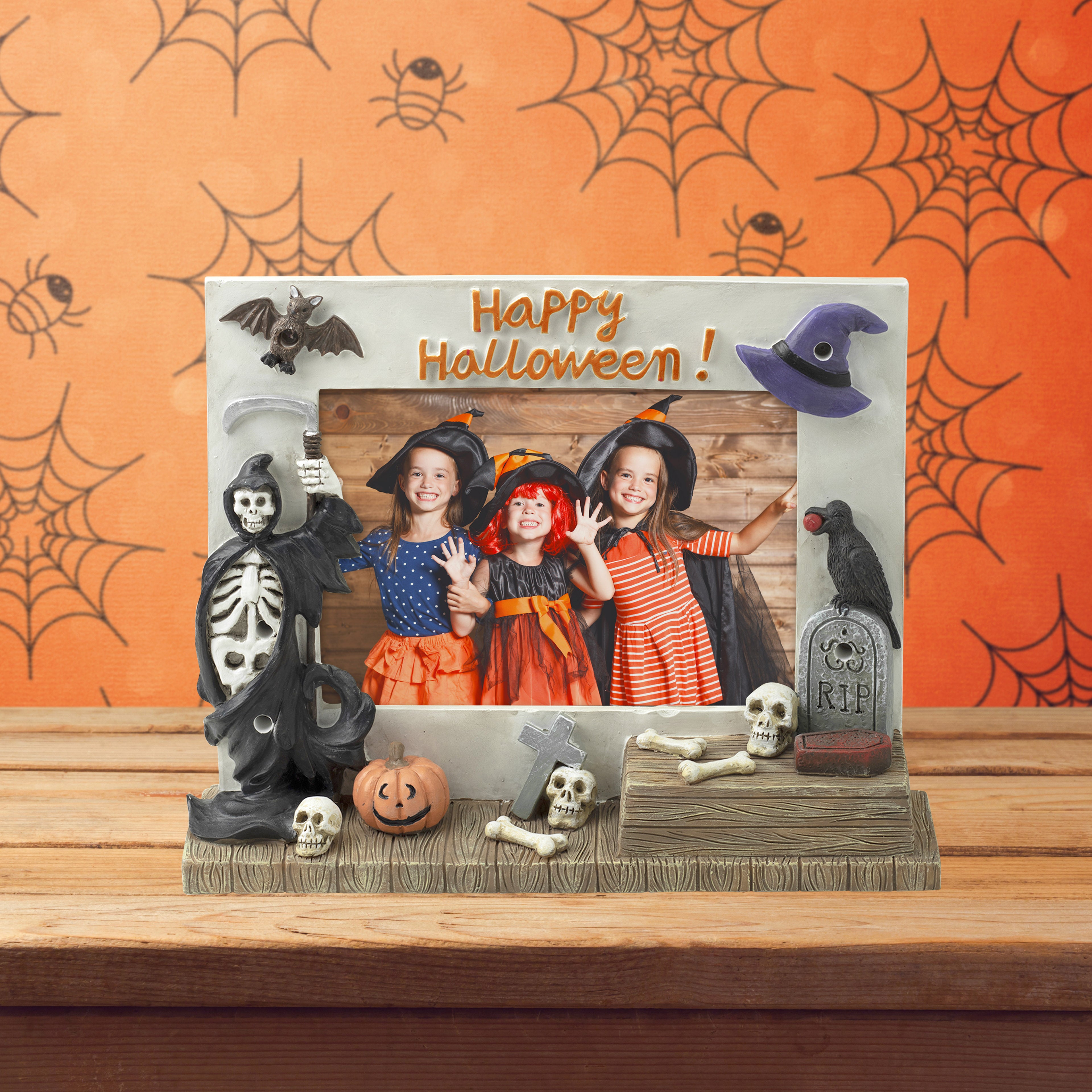 Light Up Halloween Picture Frame