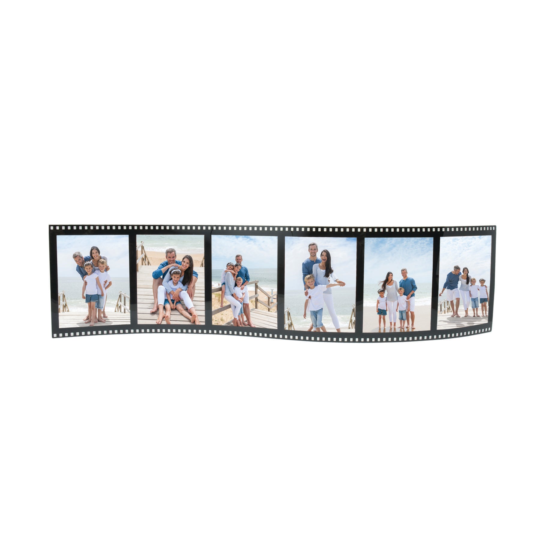 Horizontal Filmstrip Wave Picture Frames