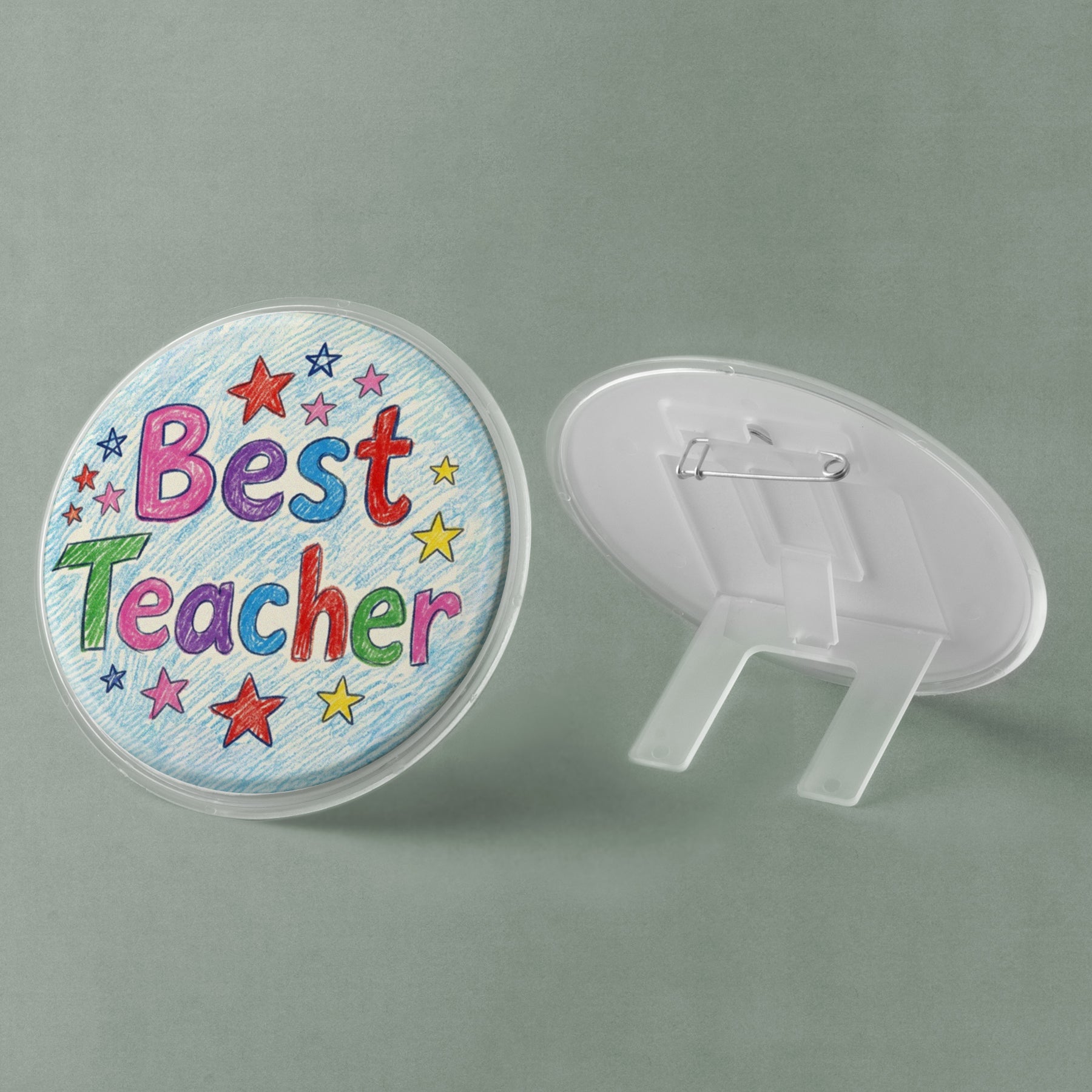 Circle Snap-in Photo Button/Frame