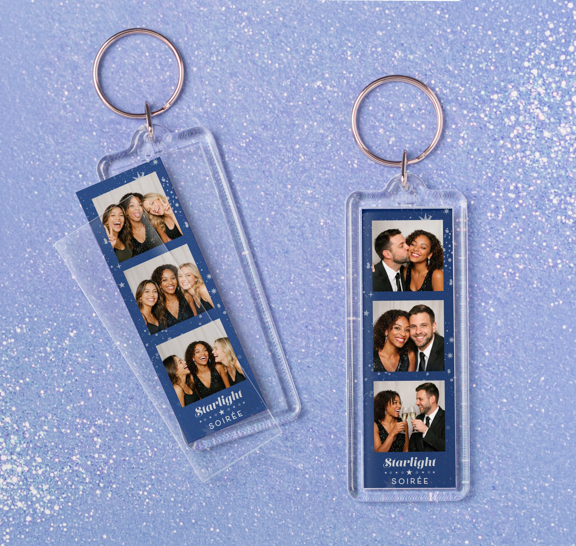 Mini Photo Strip Keychains