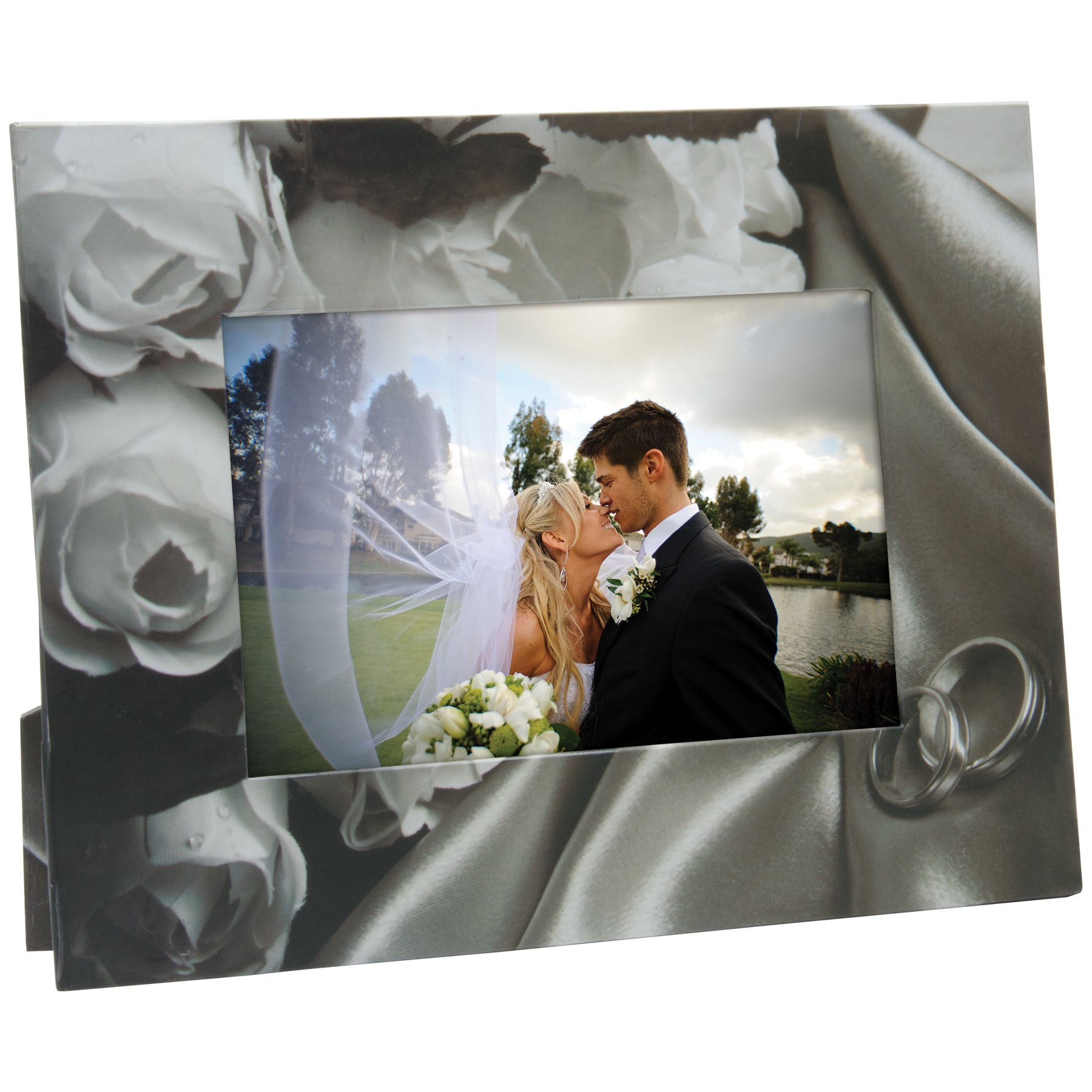 Marco de fotos de papel para bodas