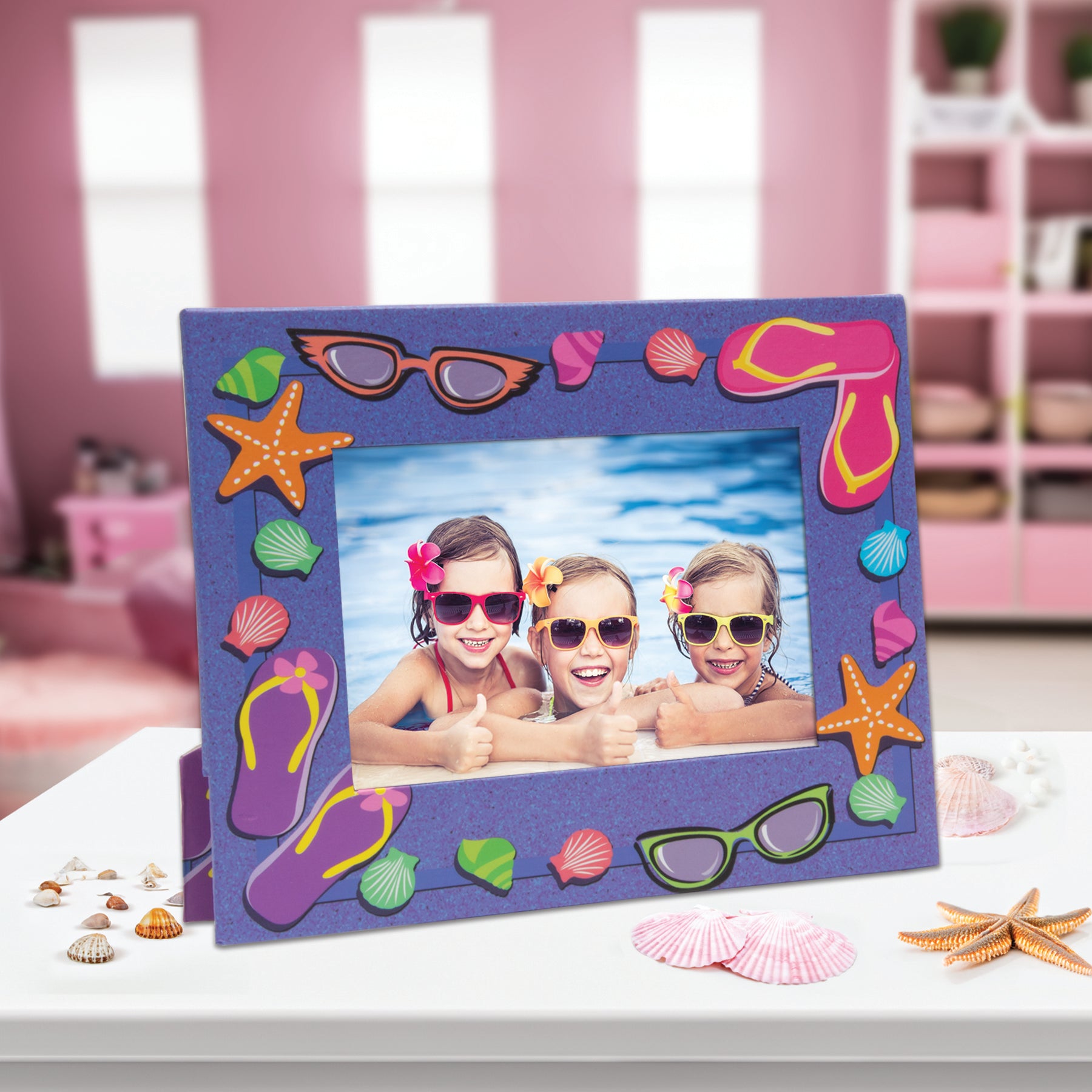 Summer Paper Picture Frame
