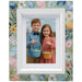 Wholesale decorative floral and egg Easter wood picture frame featuring a 4x6 or 5x7 image used by professional photographers . Sold in bulk to B2B customers.