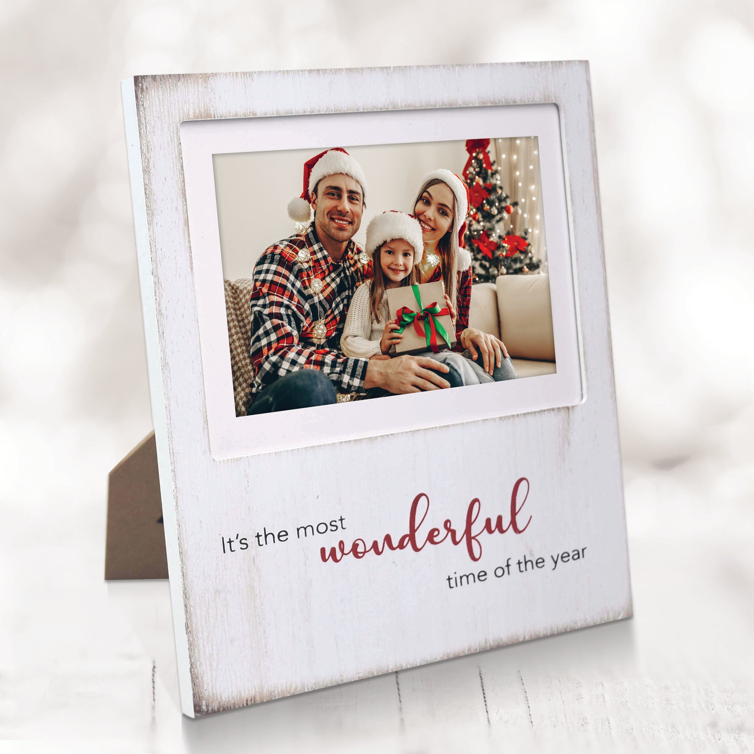 Wonderful Time Holiday Picture Frame