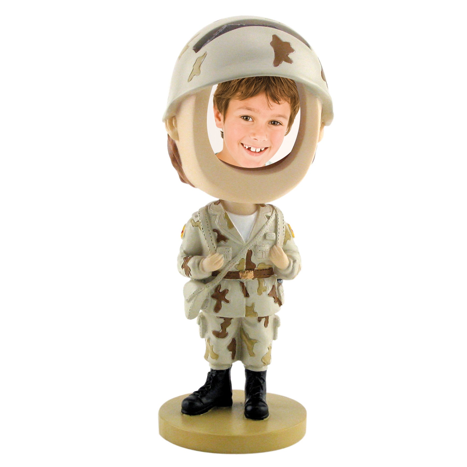 Soldier Photo Bobble Heads