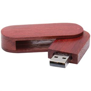 Wood Swivel Flash Drive (8GB)