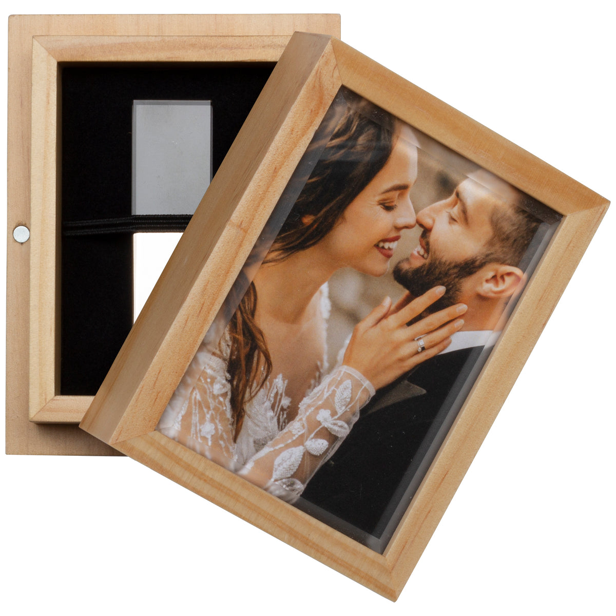 Wholesale Wood Elite Flash Drive Box - Neil Enterprises — Neil