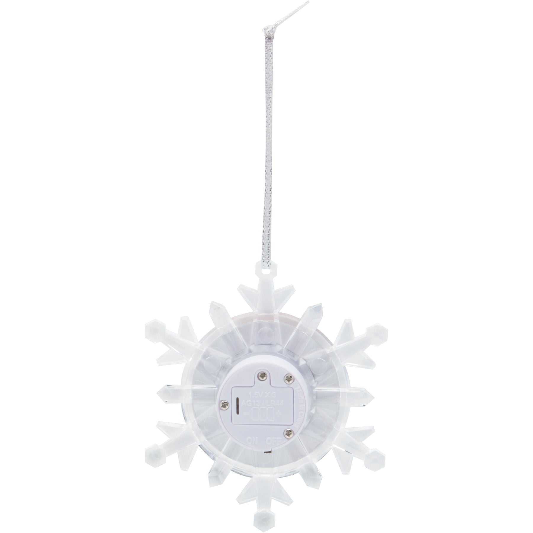 Light Up Snowflake Photo Ornament