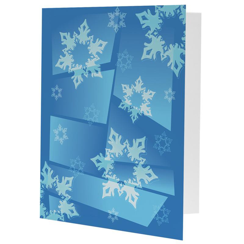 Snowflakes Photo Folders