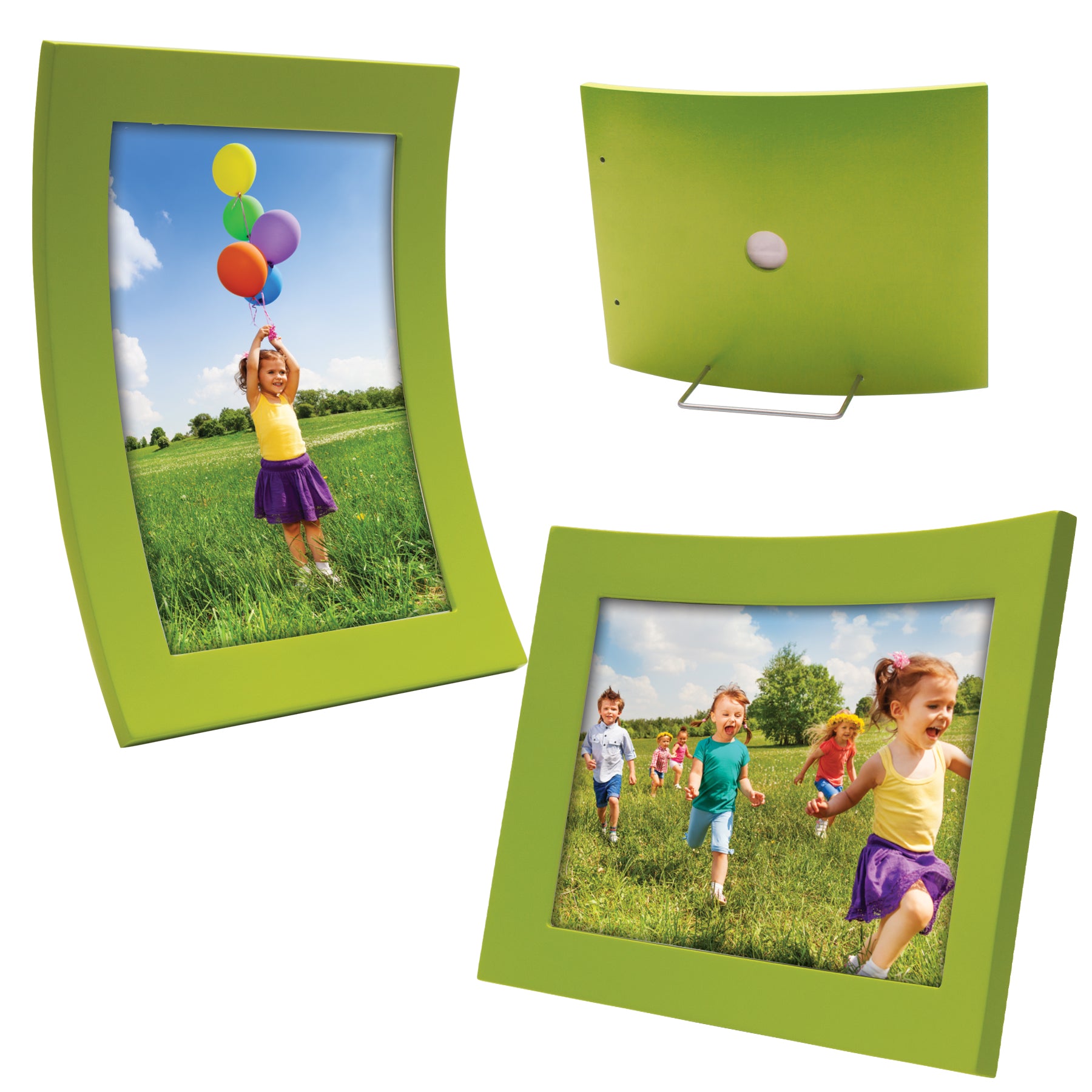 Curved Wood Color Picture Frames