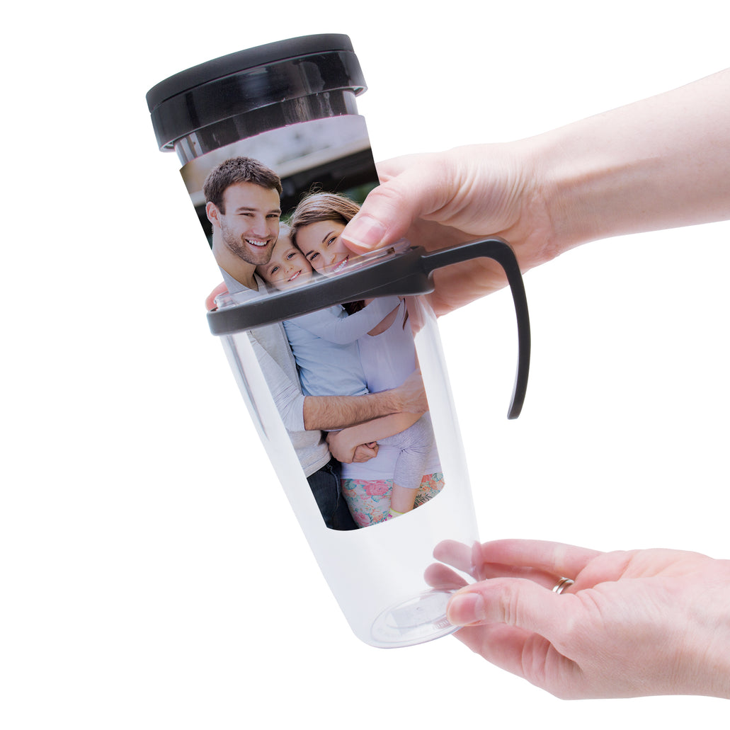 Wholesale DIY Photo Insert 12 oz. Travel Mug - Neil Enterprises  Neil  Enterprises Inc.