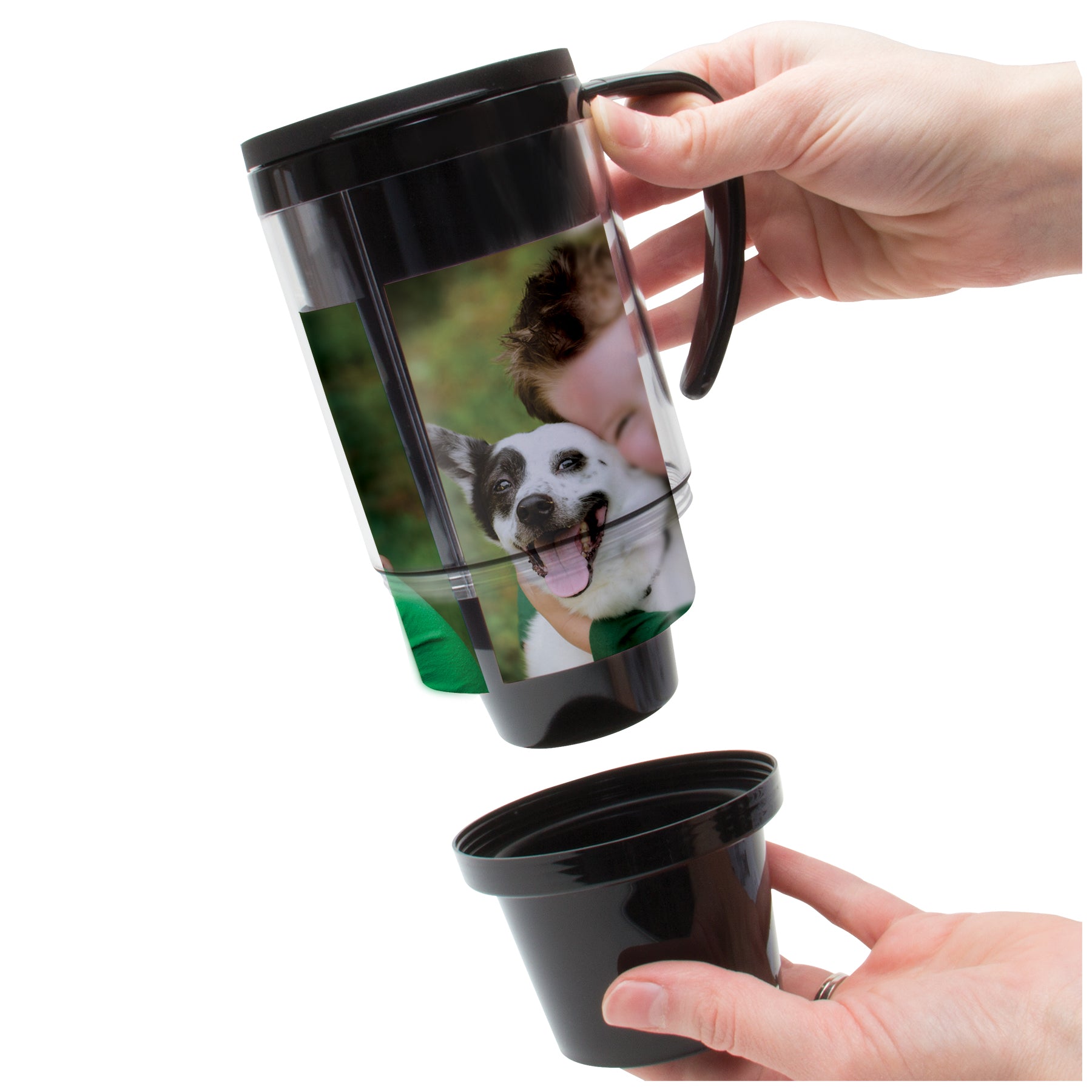 Wholesale DIY Photo Insert Travel Mug - 12 oz. — Neil Enterprises Inc.