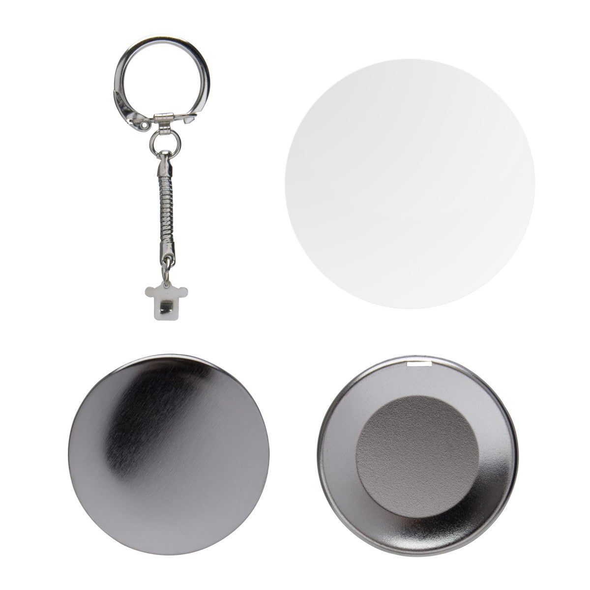 Button Keychain Back Parts