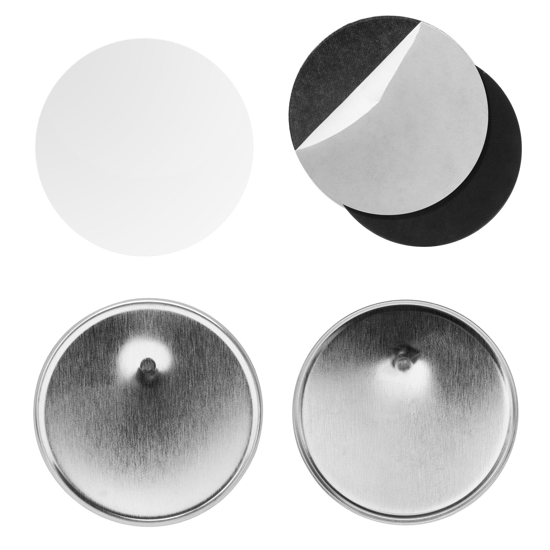Wholesale Metal Button Magnet Back Parts — Neil Enterprises Inc.