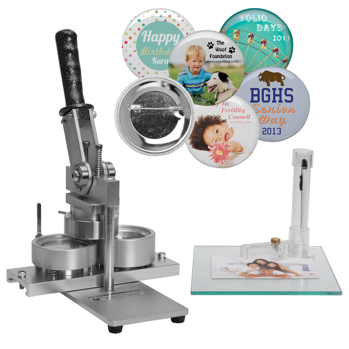 Wholesale Button Machines and Parts - Mini Metal Button Machines — Neil ...