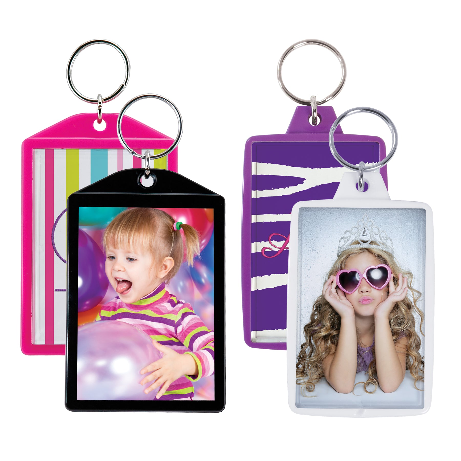 Opaque Color Photo Keychains