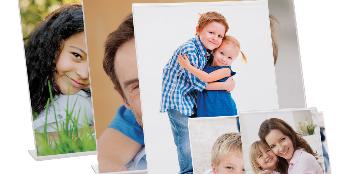 Wholesale Picture Frames - Acrylic Bent Easel Frames - Neil Enterprises ...
