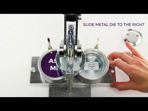 Neil Mini Model Button Maker 2-1/4 Refill Kit 100-Count
