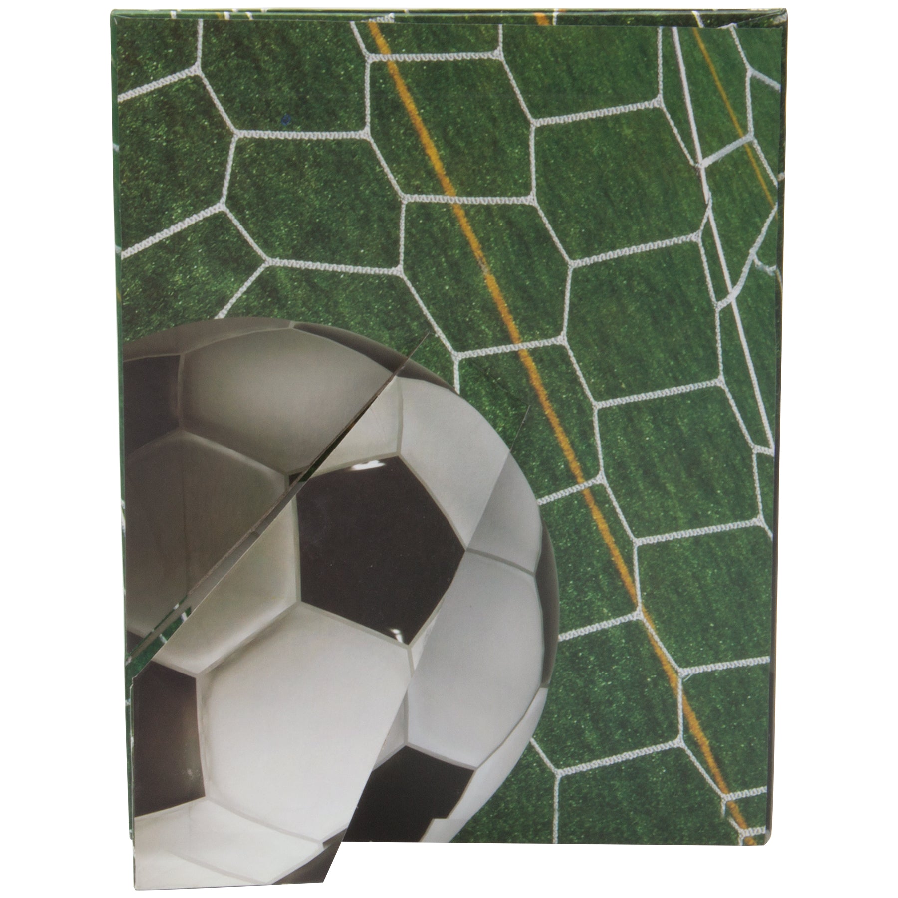Marco de fotos de papel de fútbol