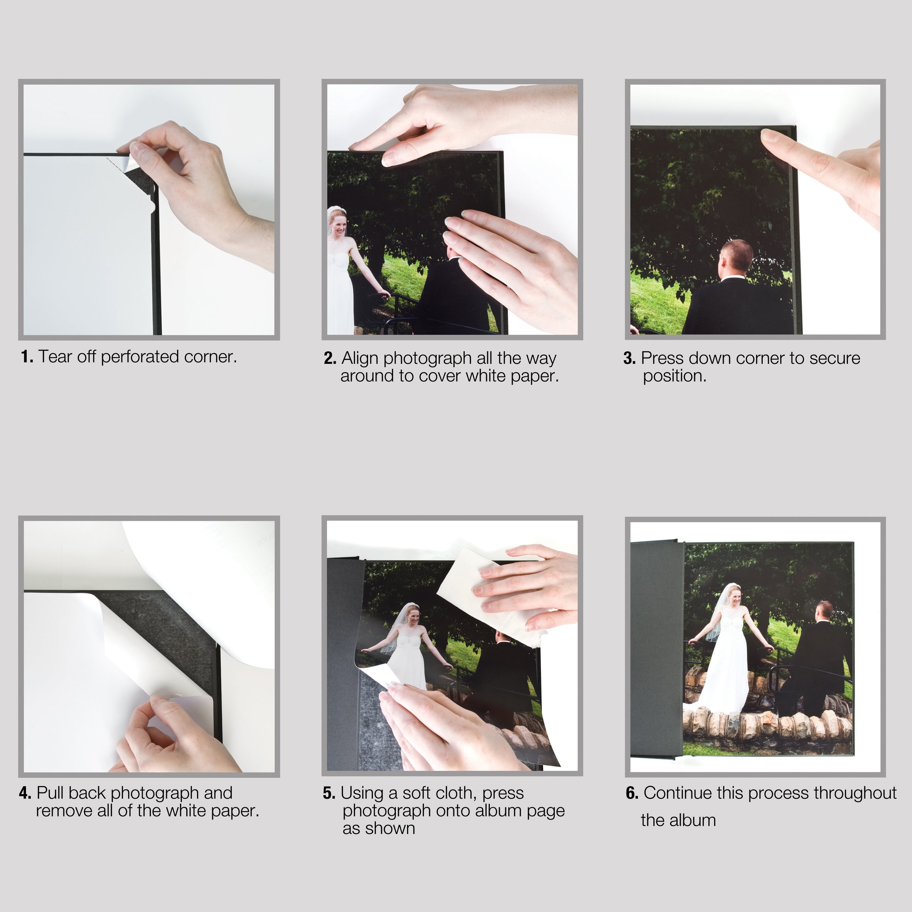 Vertical Self-Stick Photo Albums